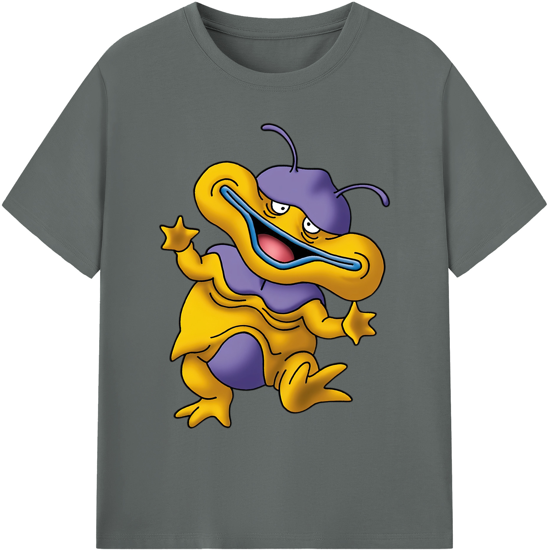 （画像用） ドラゴンクエスト Doragon Kuesuto Dragon Quest 綿100％ メンズ半袖Tシャツ｜肌触りやわらか＆通気性